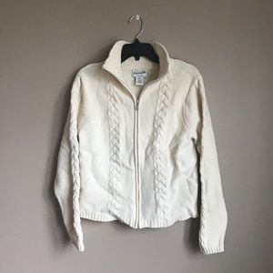 Pendleton wool, zip up sweater - size large